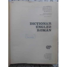 DICTIONAR ENGLEZ-ROMAN APROX. 120 000 DE CUVINTE