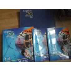 ENGLISH IN 20 MINUTES A DAY 1-6. ENGLEZA DIN MERS (SET TRUSA CU CARTE, 2 CAIETE, CD-URI LIPSA)