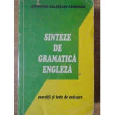 SINTEZE DE GRAMATICA ENGLEZA. EXERCITII SI TESTE DE EVALUARE