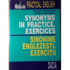 SYNONYMS IN PRACTICE. EXERCICES. SINONIME ENGLEZESTI. EXERCITII