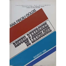 RECUEIL D'EXERCICES DE LEXICOLOGIE