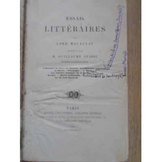 ESSAIS LITTERAIRES