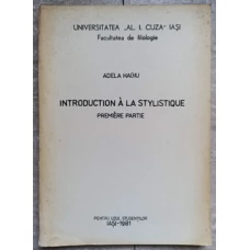 INTRODUCTION A LA STYLISTIQUE
