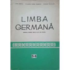 LIMBA GERMANA. MANUAL PENTRU ANII III SI IV DE STUDIU