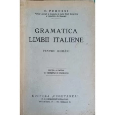 GRAMATICA LIMBII ITALIENE PENTRU ROMANI