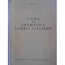 CURS DE GRAMATICA LIMBII ITALIENE