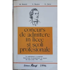 LIMBA SI LITERATURA ROMANA, CONCURS DE ADMITERE IN LICEE SI SCOLI PROFESIONALE
