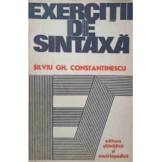 EXERCITII DE SINTAXA