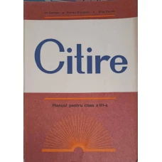 CITIRE, MANUAL PENTRU CLASA A III-A