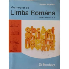 MEMORATOR DE LIMBA ROMANA PENTRU CLASELE 5-8