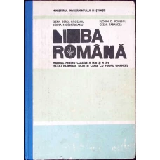 LIMBA ROMANA, MANUAL PENTRU CLASELE A IX-A SI A X-A