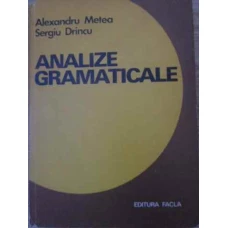 ANALIZE GRAMATICALE