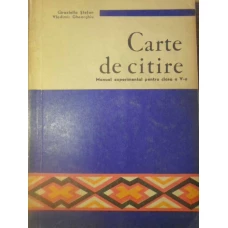 CARTE DE CITIRE MANUAL EXPERIMENTAL PENTRU CLASA A V-A