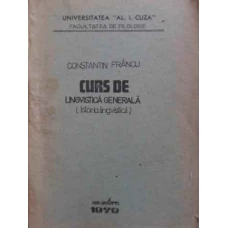 CURS DE LINGVISTICA GENERALA (ISTORIA LINGVISTICII)