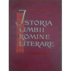 ISTORIA LIMBII ROMANE LITERARE 1