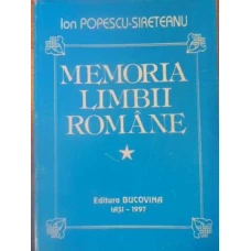 MEMORIA LIMBII ROMANE VOL.1