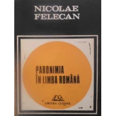 PARONIMIA IN LIMBA ROMANA