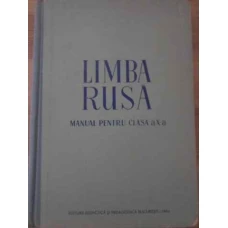 LIMBA RUSA MANUAL PENTRU CLASA A X-A