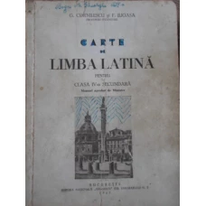 CARTE DE LIMBA LATINA PENTRU CLASA IV-A SECUNDARA