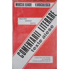 COMENTARII LITERARE SI TEXTE ALESE