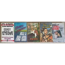 LOT 5 CARTI ERNEST HEMINGWAY (NIMENI NU MOARE NICIODATA, INSULELE LUI THOMAS HUDSON, FIESTA, PENTRU CINE BAT CLOPOTELE, ADIO, ARME)