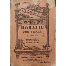 ODE SI EPODE CARTEA A IV-A