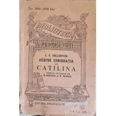DESPRE CONJURATIA LUI CATILINA
