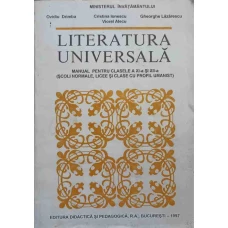 LITERATURA UNIVERSALA MANUAL PENTRU CLASELE A XI-A SI A XII-A