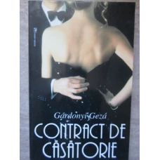 CONTRACT DE CASATORIE