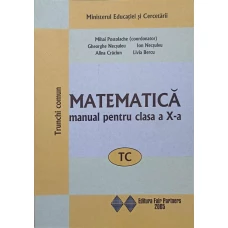 MATEMATICA MANUAL PENTRU CLASA A X-A, TRUNCHI COMUN