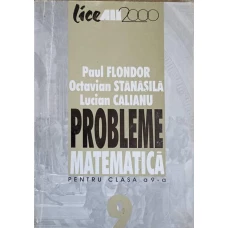 PROBLEME MATEMATICA PENTRU CLASA A 9-A