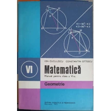 MATEMATICA GEOMETRIE, MANUAL PENTRU CLASA A VI-A