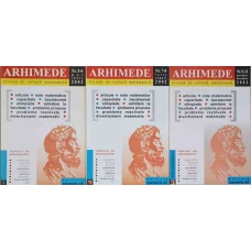 ARHIMEDE, REVISTA DE CULTURA MATEMATICA NR.5-8, 11-12 /2002 (3 REVISTE)