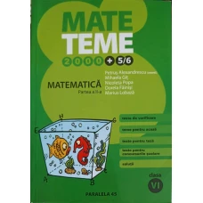 MATEMATICA CLASA A VI-A, PARTEA 2 - TESTE, TEME, SOLUTII