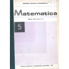 MATEMATICA. MANUAL PENTRU CLASA A V-A