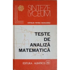 TESTE DE ANALIZA MATEMATICA