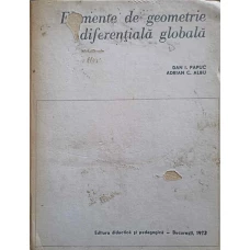 ELEMENTE DE GEOMETRIE DIFERENTIALA GLOBALA