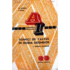 TEHNICI DE CALCUL IN TEORIA SISTEMELOR VOL.2 SISTEME OPTIMALE