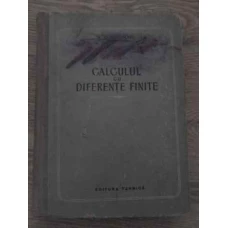 CALCULUL CU DIFERENTE FINITE