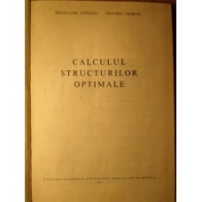 CALCULUL STRUCTURILOR OPTIMALE