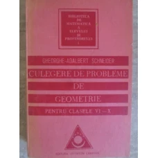CULEGERE DE PROBLEME DE GEOMETRIE PENTRU CLASELE VI-X