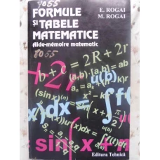 FORMULE SI TABELE MATEMATICE. AIDE-MEMOIRE MATEMATIC