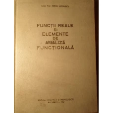 FUNCTII REALE SI ELEMENTE DE ANALIZA FUNCTIONALA