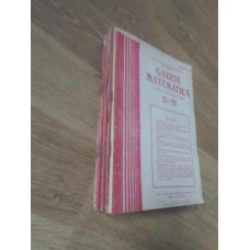 GAZETA MATEMATICA ANUL 1989, NUMERELE 1-12