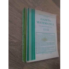 GAZETA MATEMATICA ANUL 1991, NUMERELE 1-8,10-12