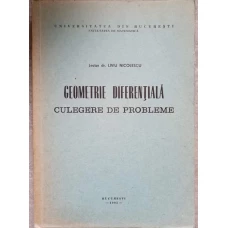 GEOMETRIE DIFERENTIALA. CULEGERE DE PROBLEME