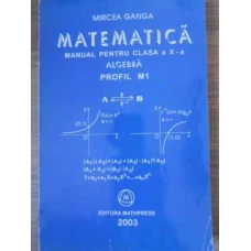 MATEMATICA. MANUAL PENTRU CLASA A X-A. ALGEBRA