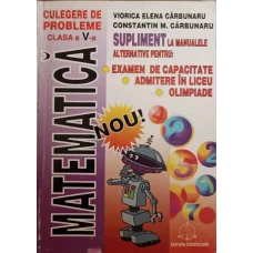 MATEMATICA CULEGERE DE PROBLEME CLASA A V-A