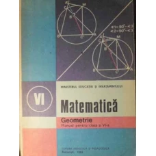 MATEMATICA, MANUAL PENTRU CLASA A VI-A