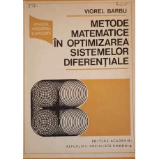 METODE MATEMATICE IN OPTIMIZAREA SISTEMELOR DIFERENTIALE